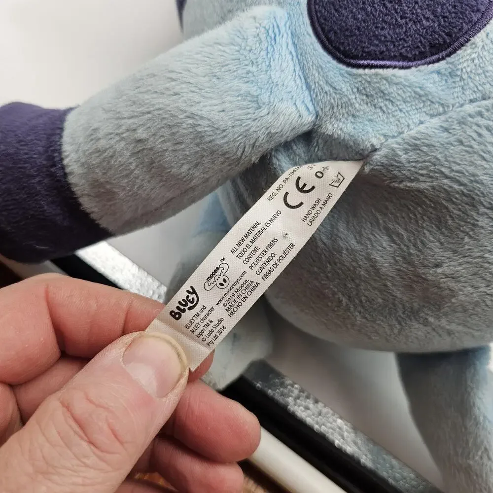 Bluey Plush Stuffed Animal‎ Large Blue Dog Toy BBC Studios Moose Toys Kids